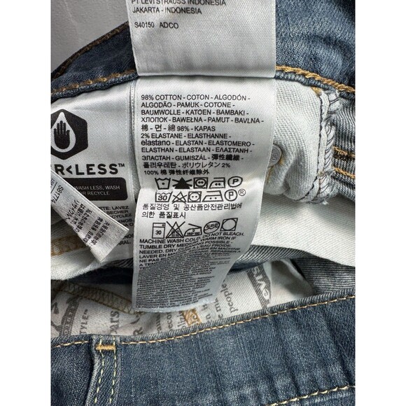 Levis 511 Slim Straight Leg Jeans Men’s 29x32 Blue Denim Stretch Cotton Blend - Picture 5 of 11